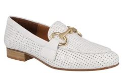 Mocasines con picados y adorno metálico Vileya