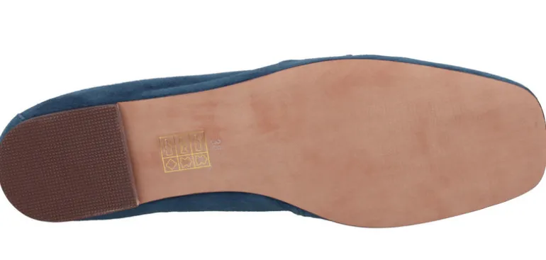 Mocasines de ante con adorno metálico para mujer Frida