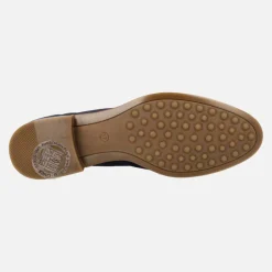 Mocasines de ante con adorno de antifaz