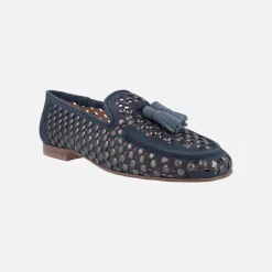 Mocasines de ante troquelados con remaches y borlas Ferrol