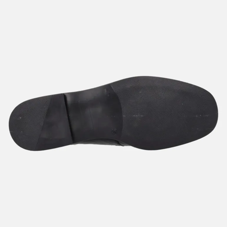 Mocasines de charol con antifaz para mujer