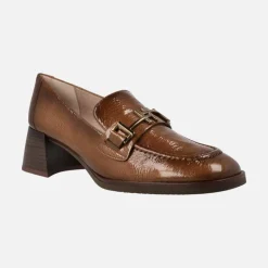 Mocasines de charol Milan con adorno metálico