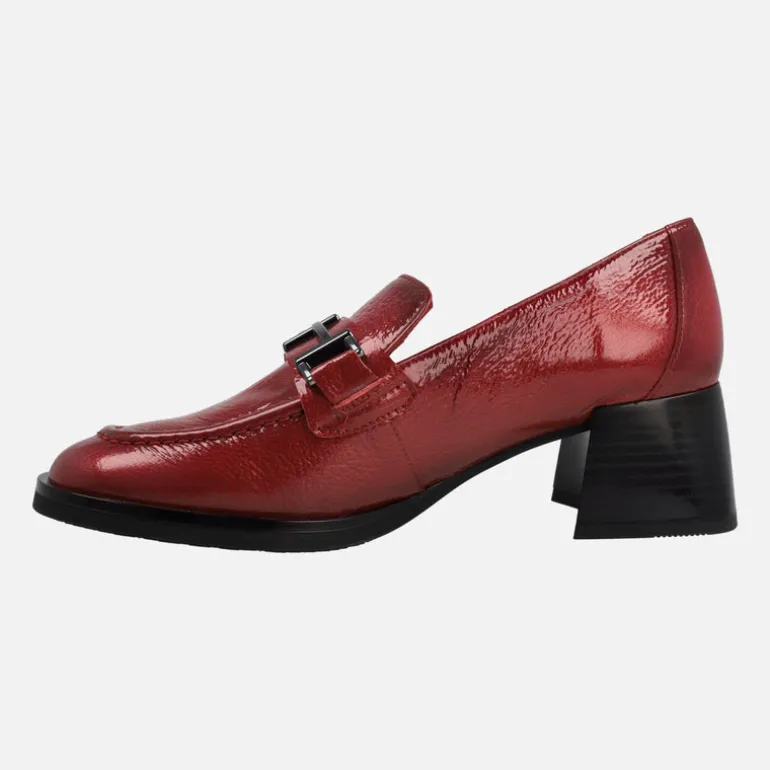 Mocasines de charol Milan con adorno metálico