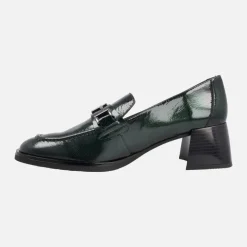 Mocasines de charol Milan con adorno metálico