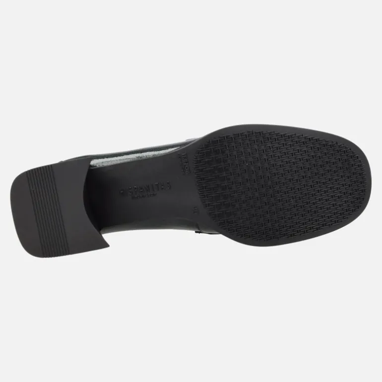 Mocasines de charol Milan con adorno metálico
