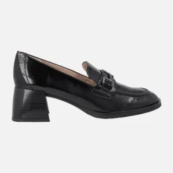 Mocasines de charol Milan con adorno metálico