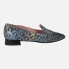 Mocasines de pelo con detalle de estrellas para mujer