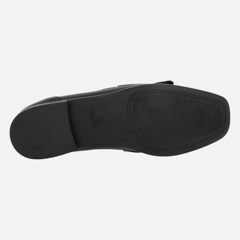 Mocasines de piel Alpe New Roma con detalle de flecos y adorno metálico
