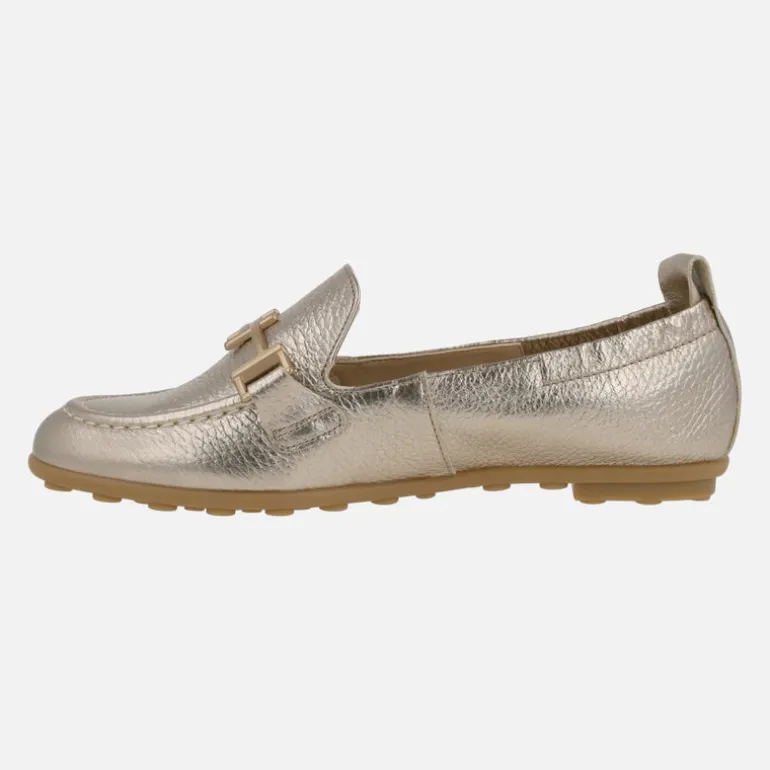 Mocasines de piel Bombay con adorno metálico