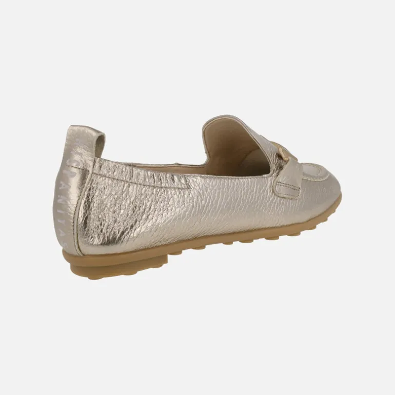 Mocasines de piel Bombay con adorno metálico