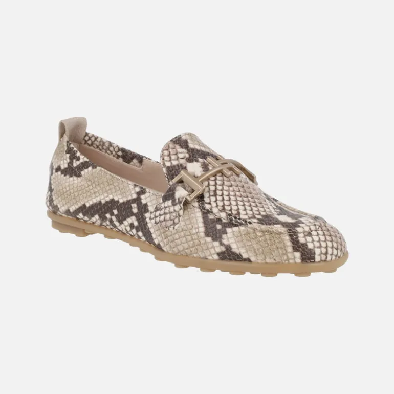 Mocasines de piel Bombay con adorno metálico