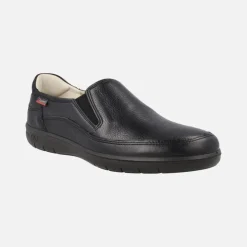 Mocasines de piel con elásticos laterales para hombre