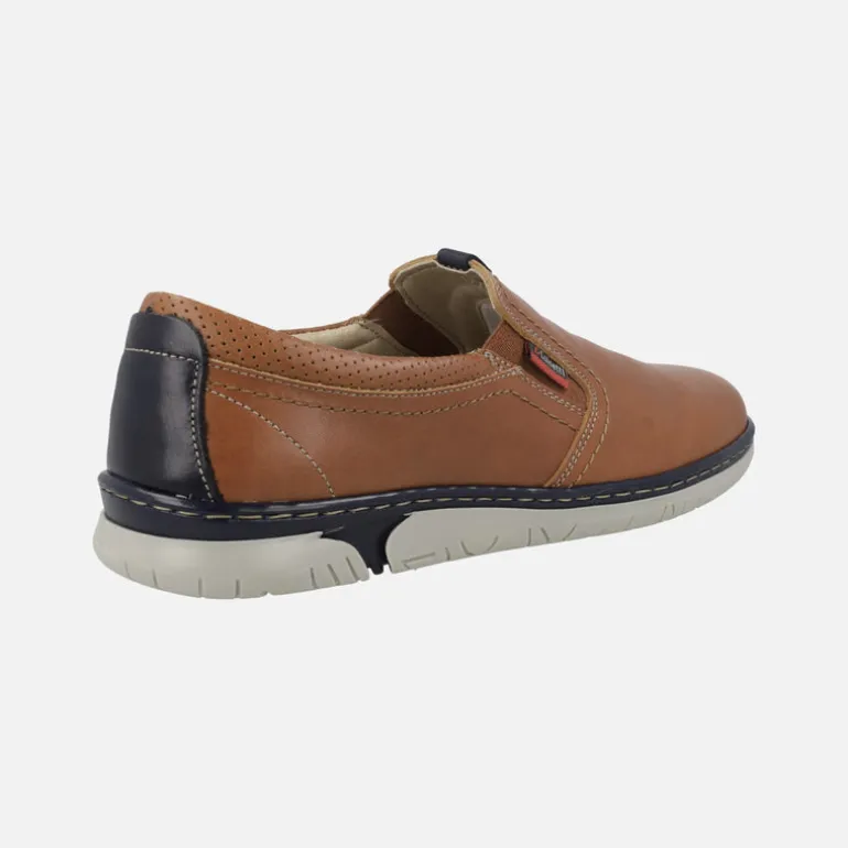 Mocasines de piel con elásticos laterales