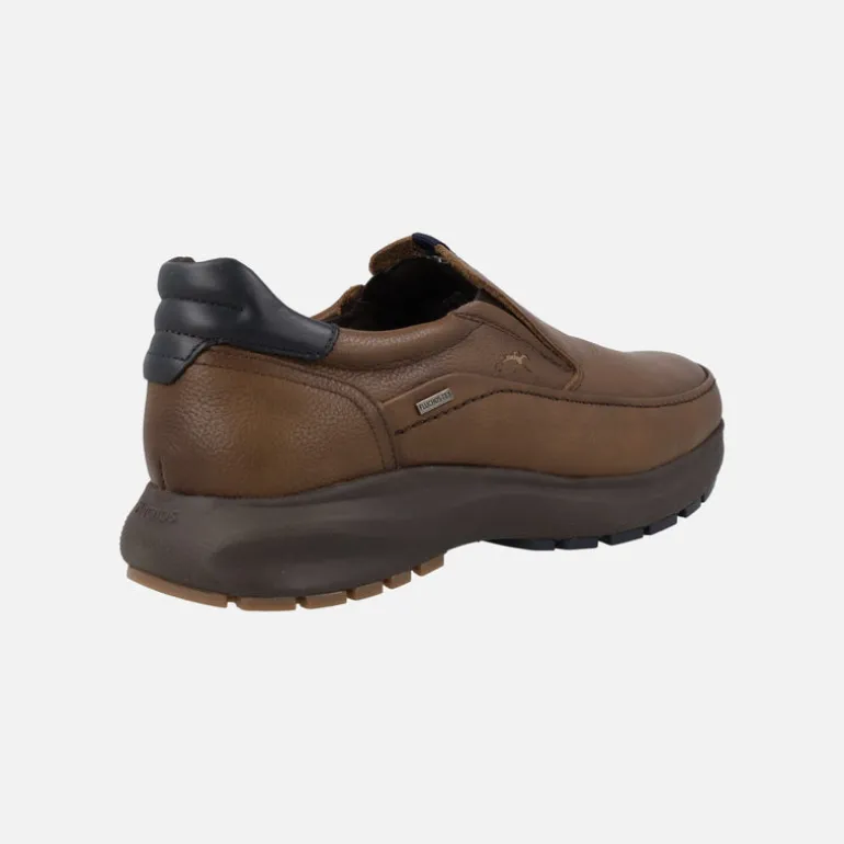 Mocasines de piel para hombre con membrana Fluchos tex