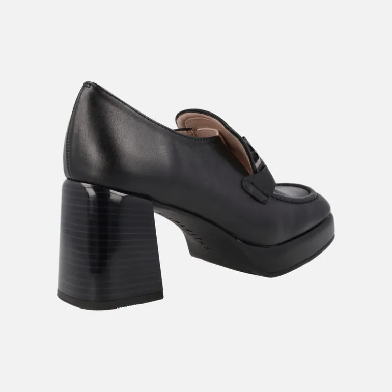 Mocasines de piel Tokio con tacón alto y plataforma
