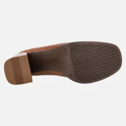 Mocasines de piel Tokio con tacón alto y plataforma