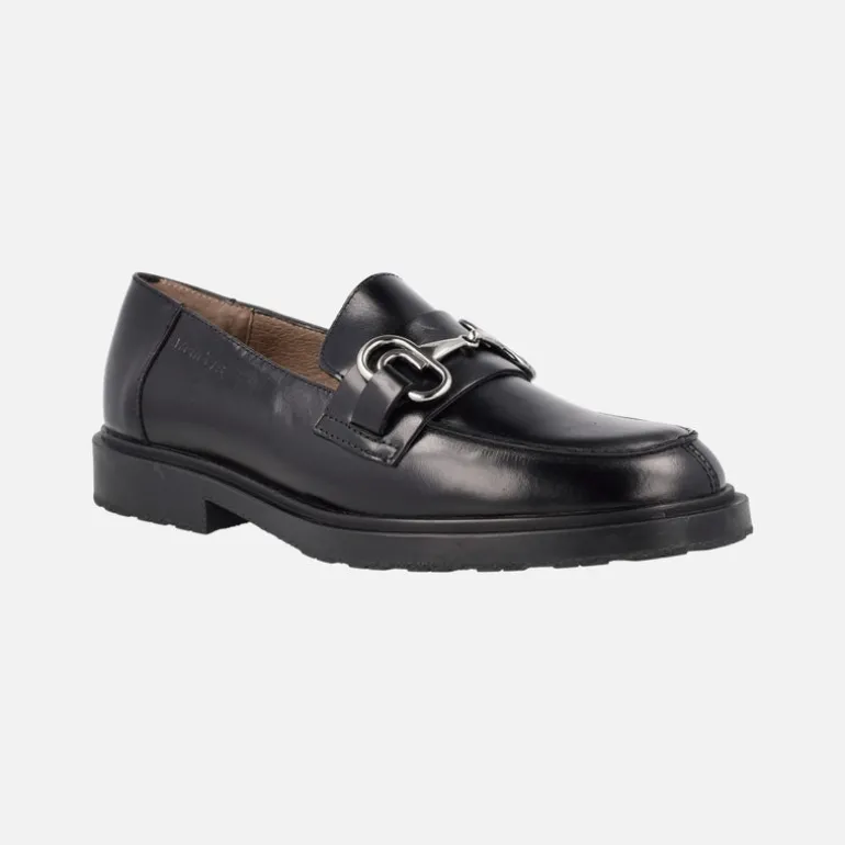 Mocasines de piel Wonders con adorno metálico