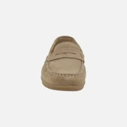 Mocasines en piel serraje con antifaz AUDE