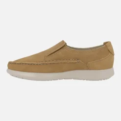Mocasines para hombre con cosido kiowa y elásticos