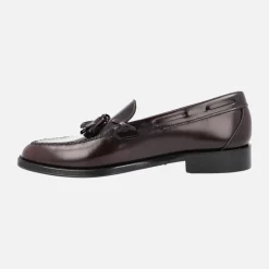 Mocasines para hombre en piel antik con borlas