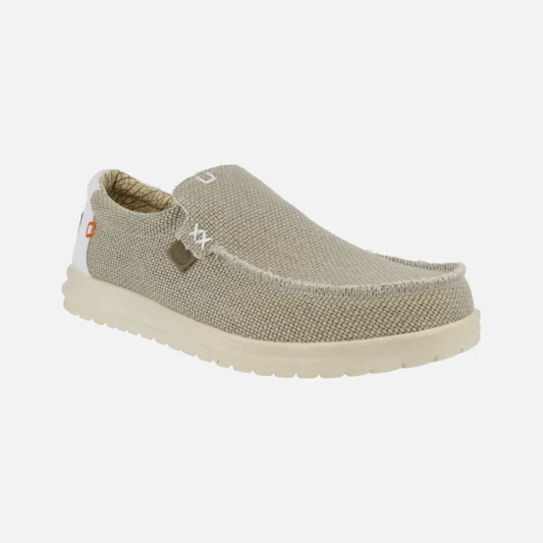 Mocasines para hombre Hey dude Mikka braided en algodón orgánico