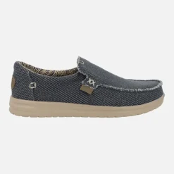 Mocasines para hombre Hey dude Mikka braided en algodón orgánico