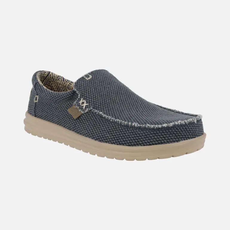 Mocasines para hombre Hey dude Mikka braided en algodón orgánico