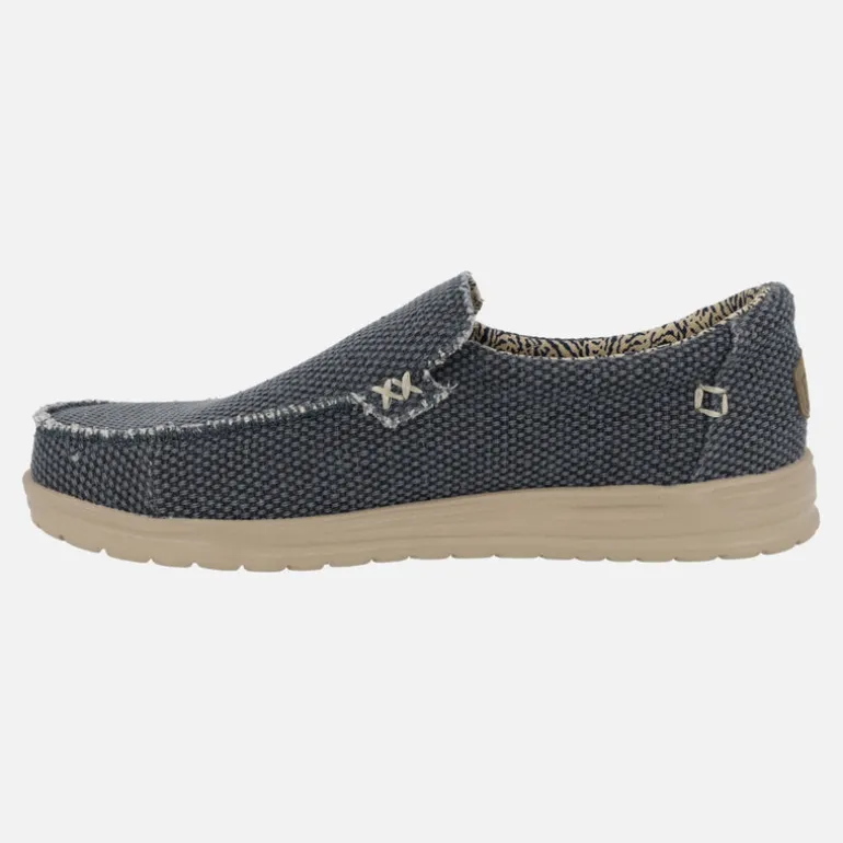 Mocasines para hombre Hey dude Mikka braided en algodón orgánico