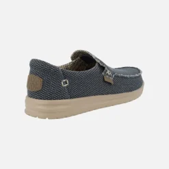 Mocasines para hombre Hey dude Mikka braided en algodón orgánico