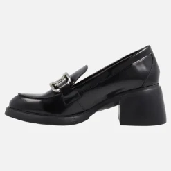 Mocasines Wonders Fly Kimba en florentik negro con adorno metálico