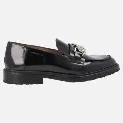Mocasines Wonders Suri en piel florentik con adorno de cadena