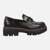 Mocasín con bordón y adorno metálico Lince