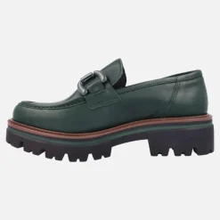 Mocasín con bordón y adorno metálico Lince