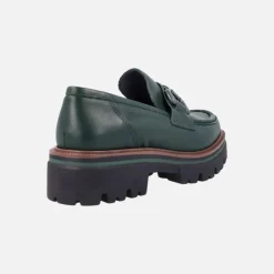 Mocasín con bordón y adorno metálico Lince