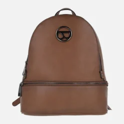 Mochilas de piel vegana con logo metálico Chiclana