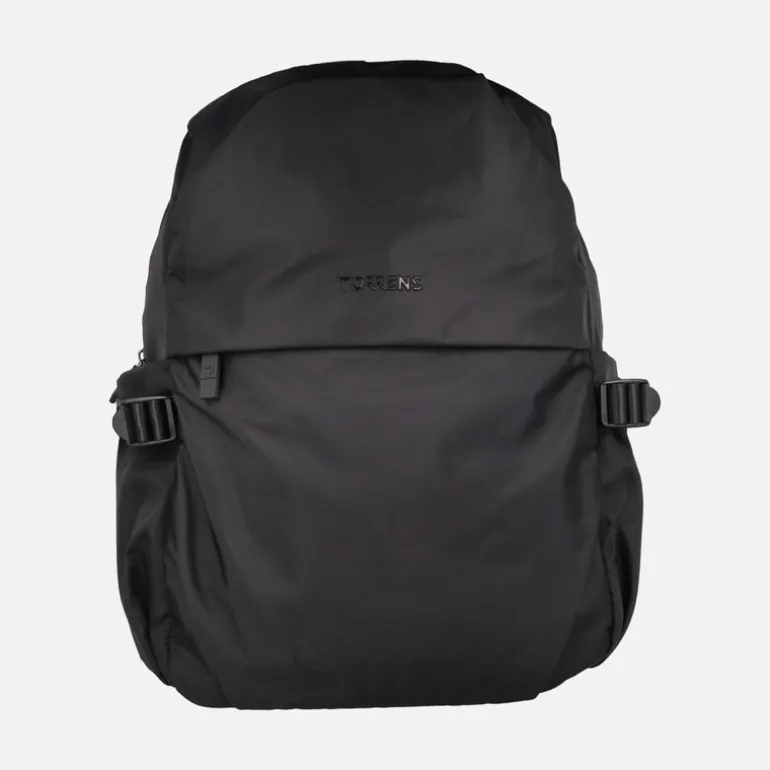 Mochilas en tejido negro con bolsillos Torrens