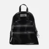 Mochilas en tejido negro efecto aterciopelado Samoa