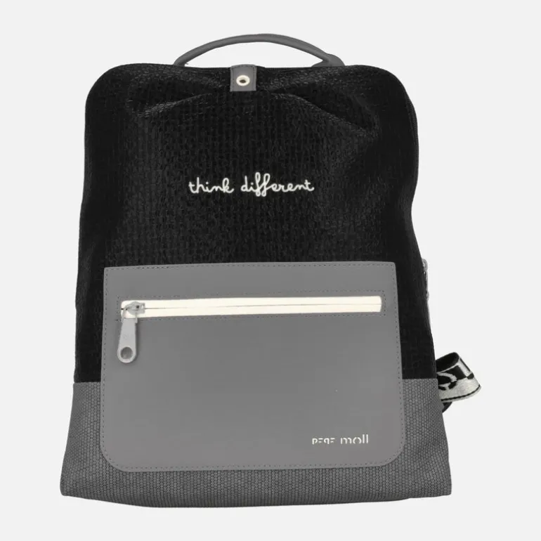 Mochilas Pepe Moll con bolsillo trasero antirrobo Think different