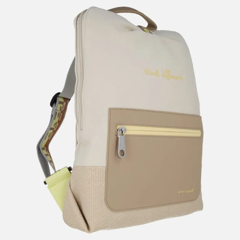 Mochilas Pepe Moll con bolsillo trasero antirrobo Think different