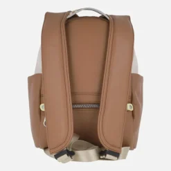 Mochilas Pepe Moll con bolsillo antirrobo en combinado camel