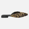 Mules planos en animal print leopardo Irasburg