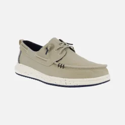 Naúticos para hombre Byron en tejido algodón beige