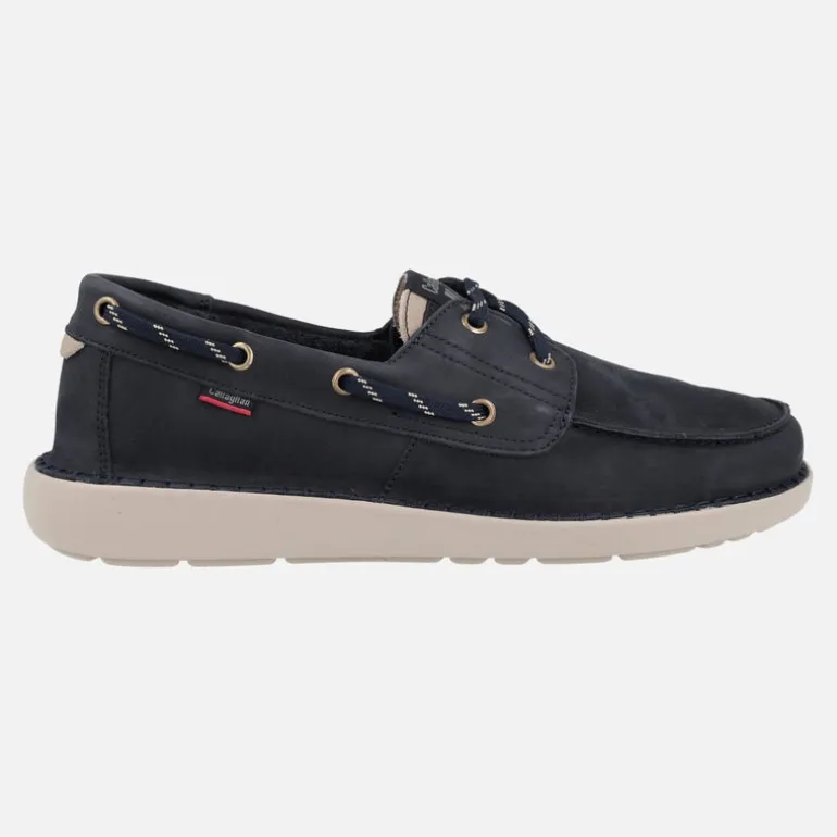 Náuticos de nobuck para hombre con piso deportivo