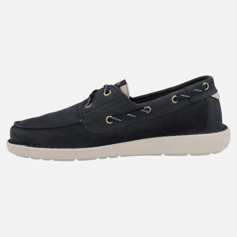 Náuticos de nobuck para hombre con piso deportivo