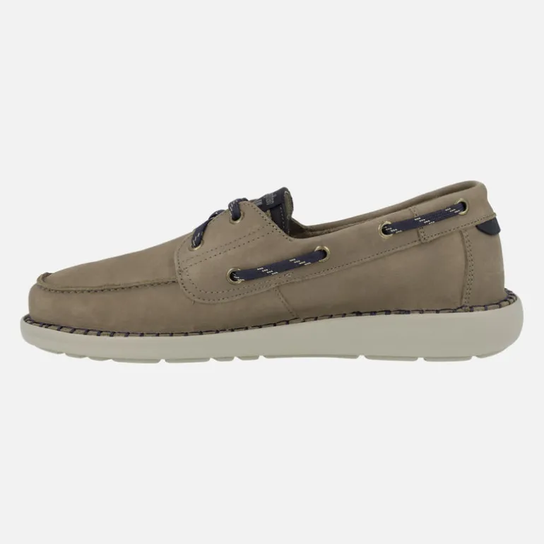 Náuticos de nobuck para hombre con piso deportivo