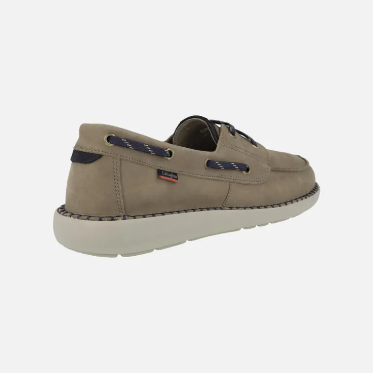 Náuticos de nobuck para hombre con piso deportivo