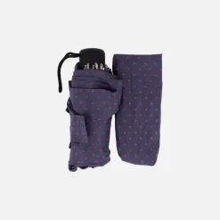 Paraguas plegable con estampado de lunares