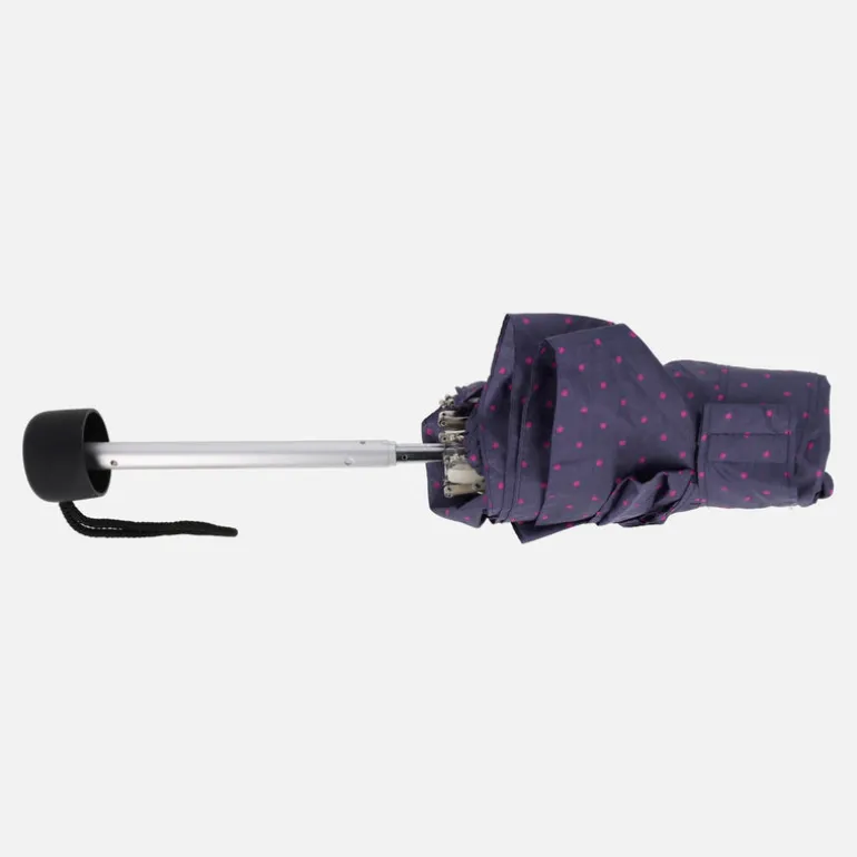 Paraguas plegable con estampado de lunares