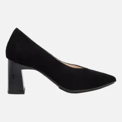 Salones de ante con tacones de 7 cms Lodi Masana-X