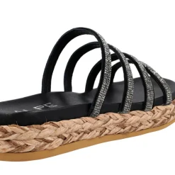 Sandalias Ancona de cuatro tiras con strass
